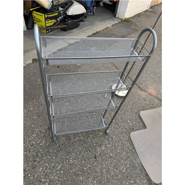 Rolling  basket stand