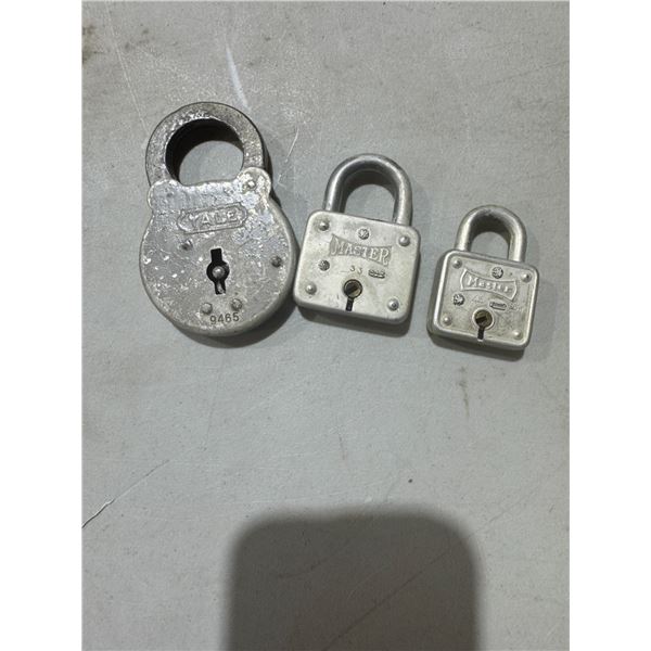 Gail and master locks no keys