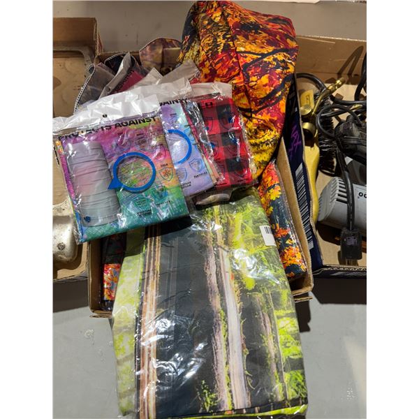 Assorted material items