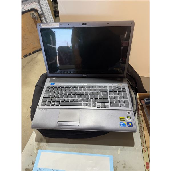 Sony laptop, no power cord
