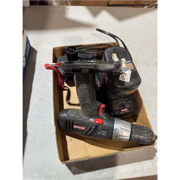 Drill batteries, and charger