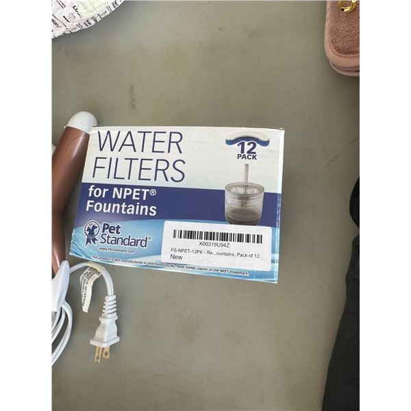 Water filter, 10 pack for pet fountains