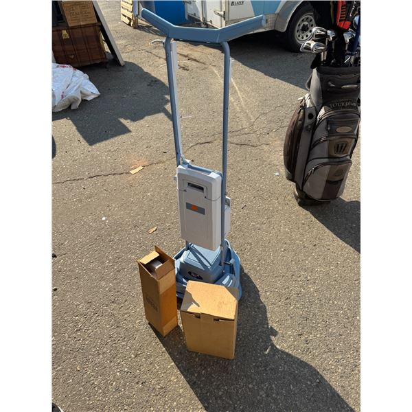 Floor polisher and attacments