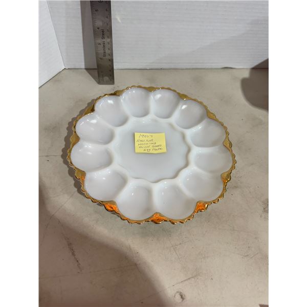 1950s anchor hocking egg plate