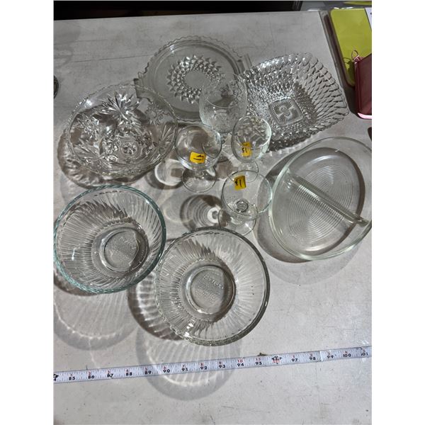 Pyrex bowls and other serving dishes