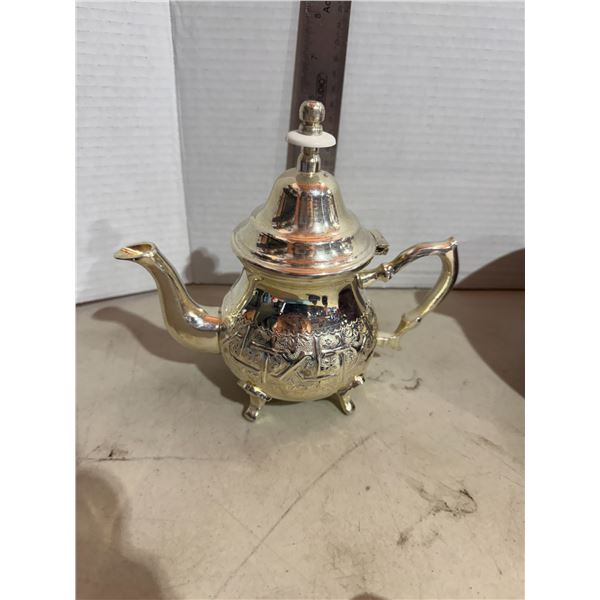 Silver plated teapot