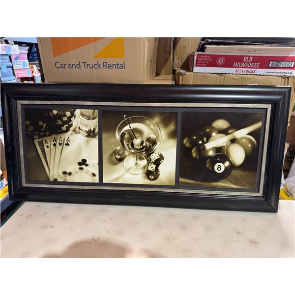 Games room wall hanging