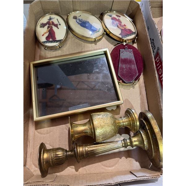 Handcrafted decor, and brass items