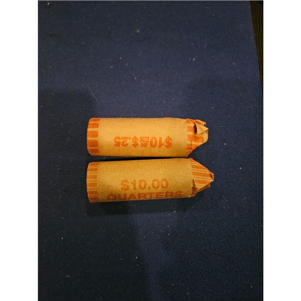 2x rolls quarters
