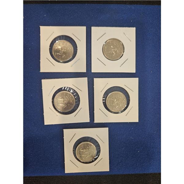 5x centennial quarters