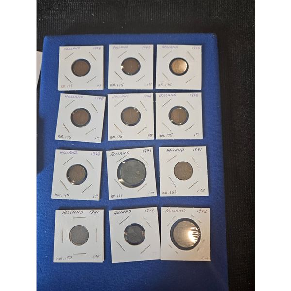 12x Holland coins