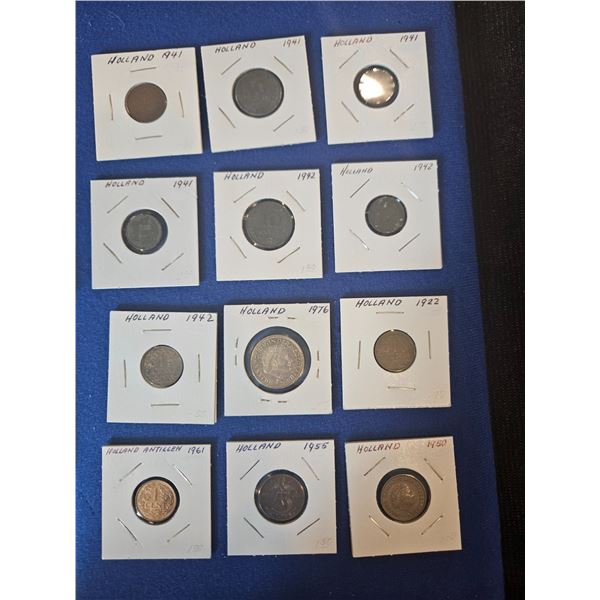 12 Holland coins