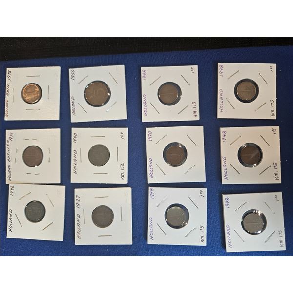 Assorted Holland coins