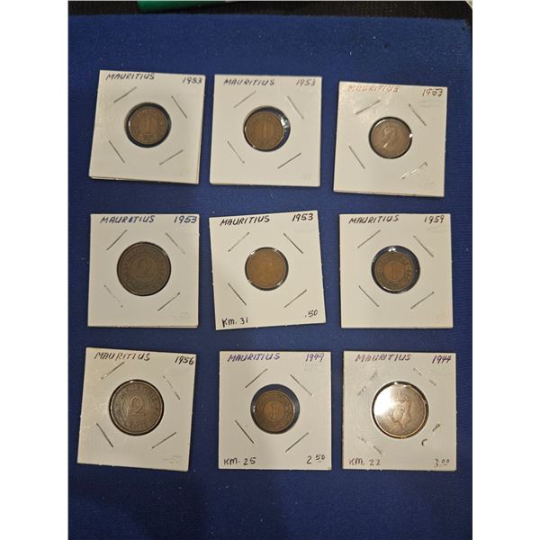 Mauritius coins