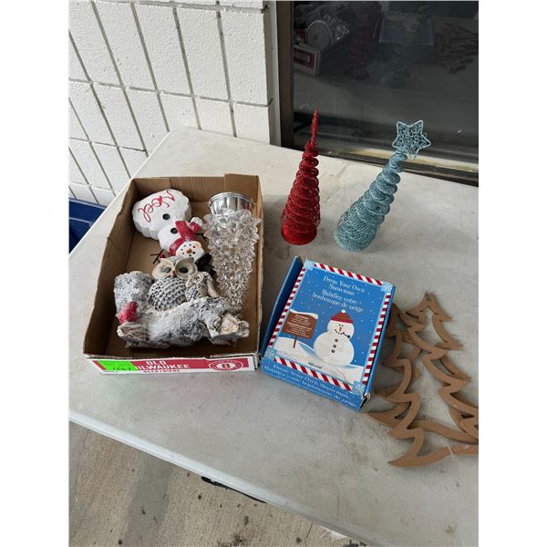 Dress your own snowman and other Christmas decor