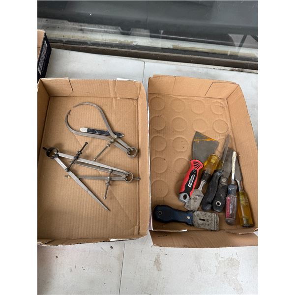 Chisels and measuring tools