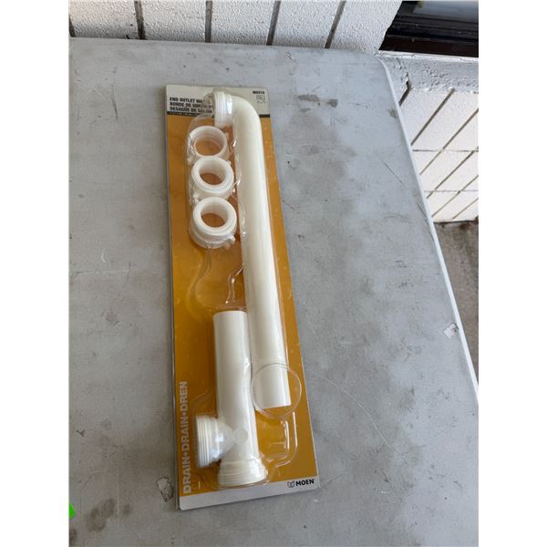 end outlet Waste 1 1/2" x 16" drain Moen