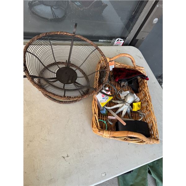 Baskets and content
