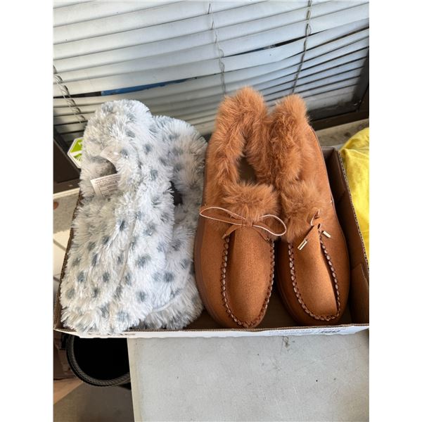 Slippers size not shown