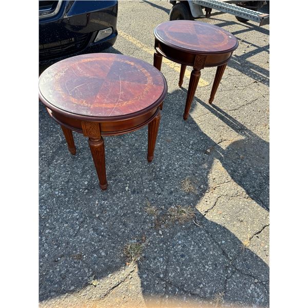 Pair of end tables