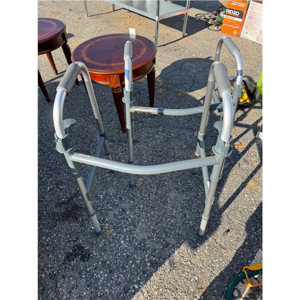 2 folding walkers