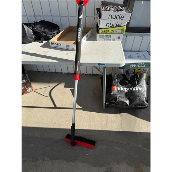 Long snow brush