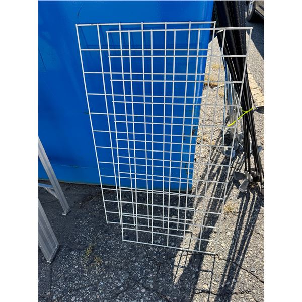 2 piece  metal shelving