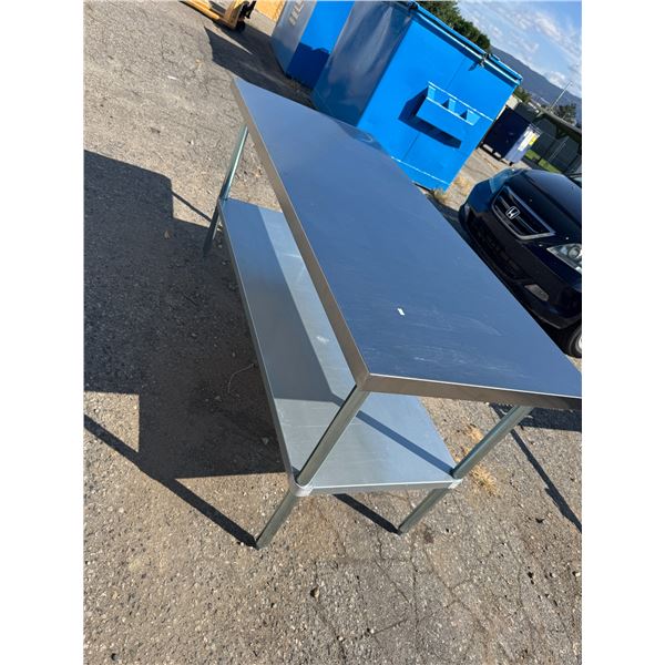 Stainless steel table