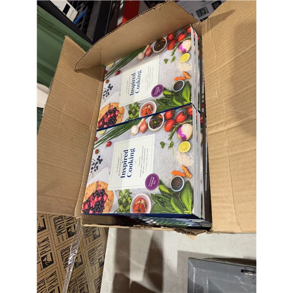 Inspired cooking cookbooks case full