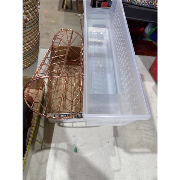Storage sliding container, containers, and toilet paper holder