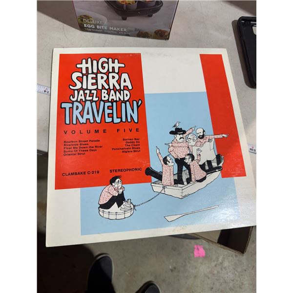 High  Sierra Jaz band traveling record
