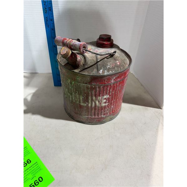 Vintage gasoline can