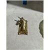 Image 1 : Brass unicorn cliff