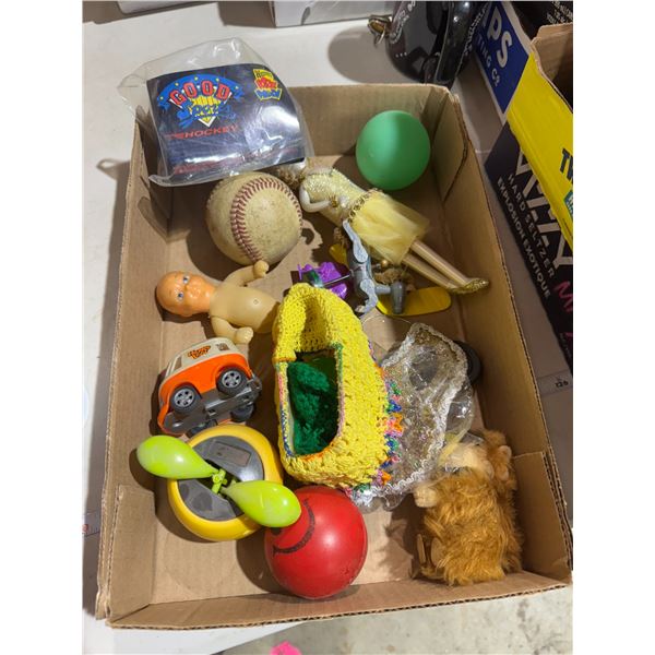 Assorted toys, etc.