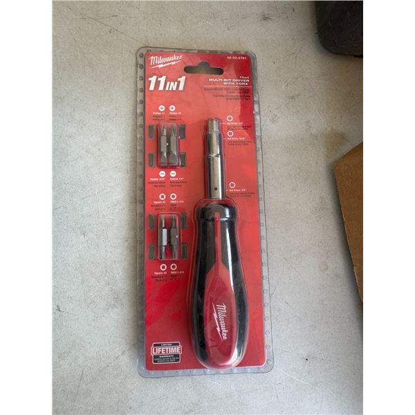 Milwaukee 11 and one multibit driver with TORX