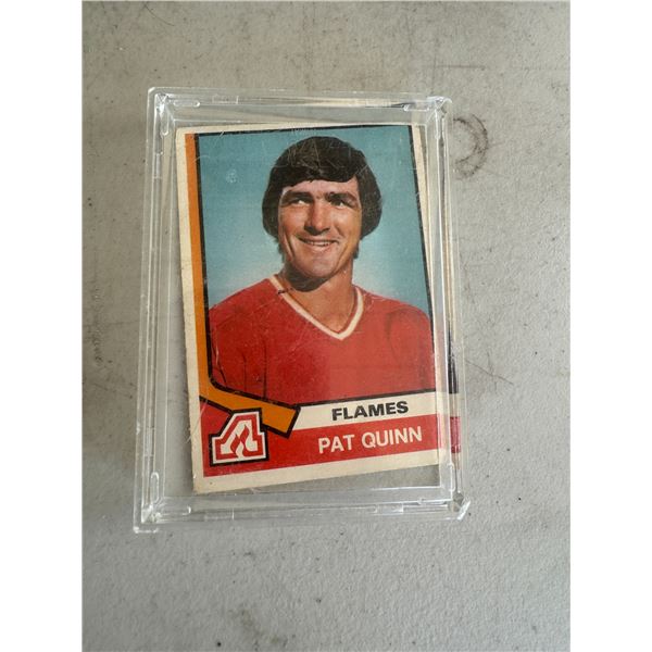 Flames Pat Quinn hockey card