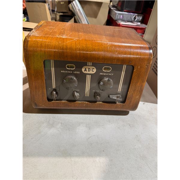 Vintage hearing test