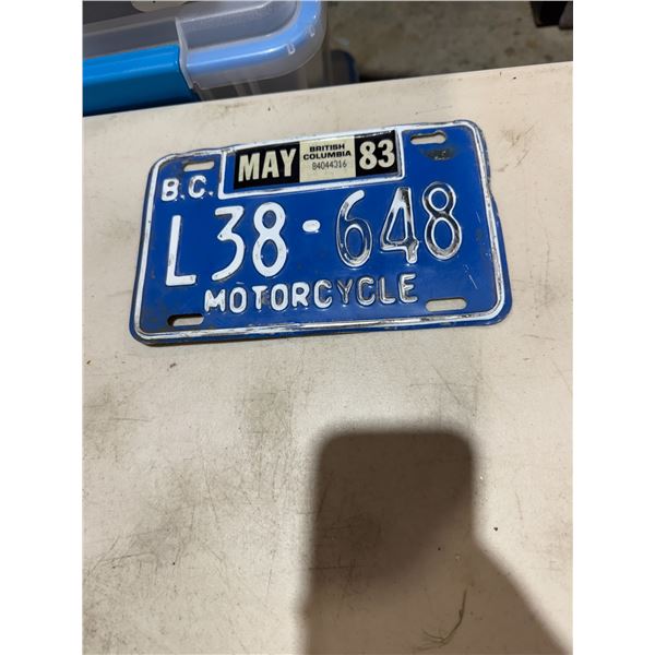 Motorcycle license