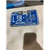 Image 1 : Motorcycle license