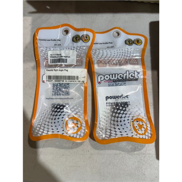 Powerlet right angle plugs