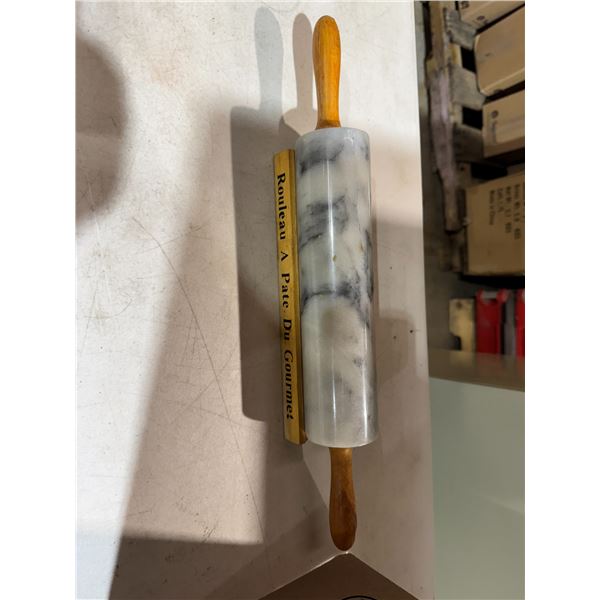Marble rolling pin