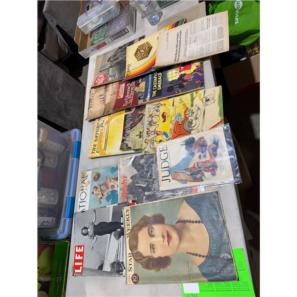 Vintage magazines