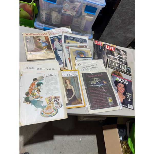 Vintage magazines
