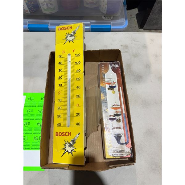 Thermometers toys and Barbie clothes