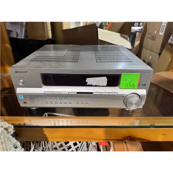 Pioneer audio, multi channel receiver SX – 315