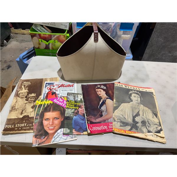 Magazines and case