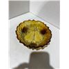 Image 2 : Indiana Glass Tiara "Sweet Pear" Burnt Honey Amber relish dish or candy dish.