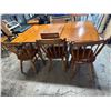 Image 1 : Gate leg table and four chairs