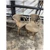 Image 1 : Patio chairs, and side table