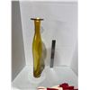 Image 1 : Tall Amber colored glass